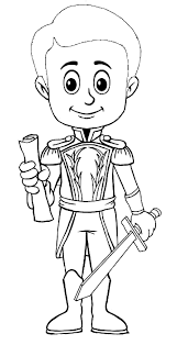 Dibujo de Rafael Urdaneta para colorear